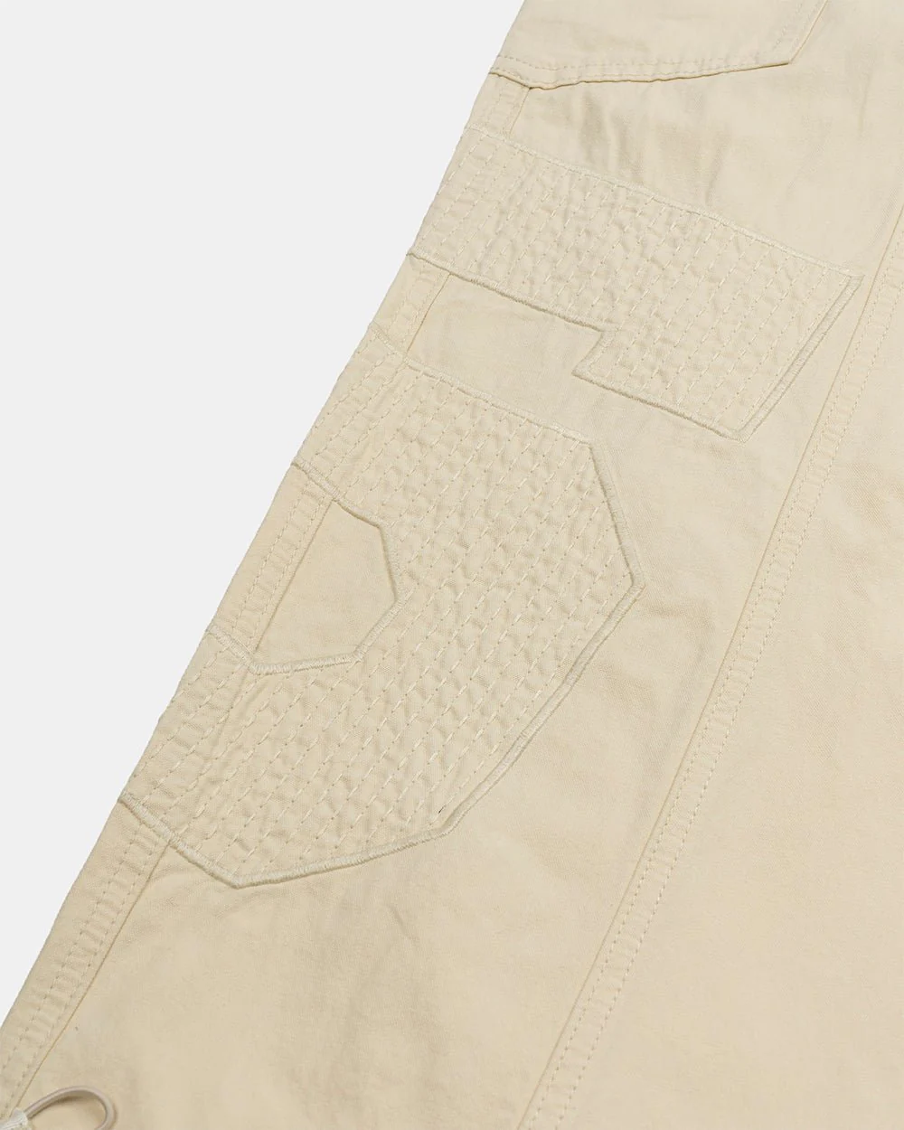 SOLID CARGO PANTS WHITE - Image 10