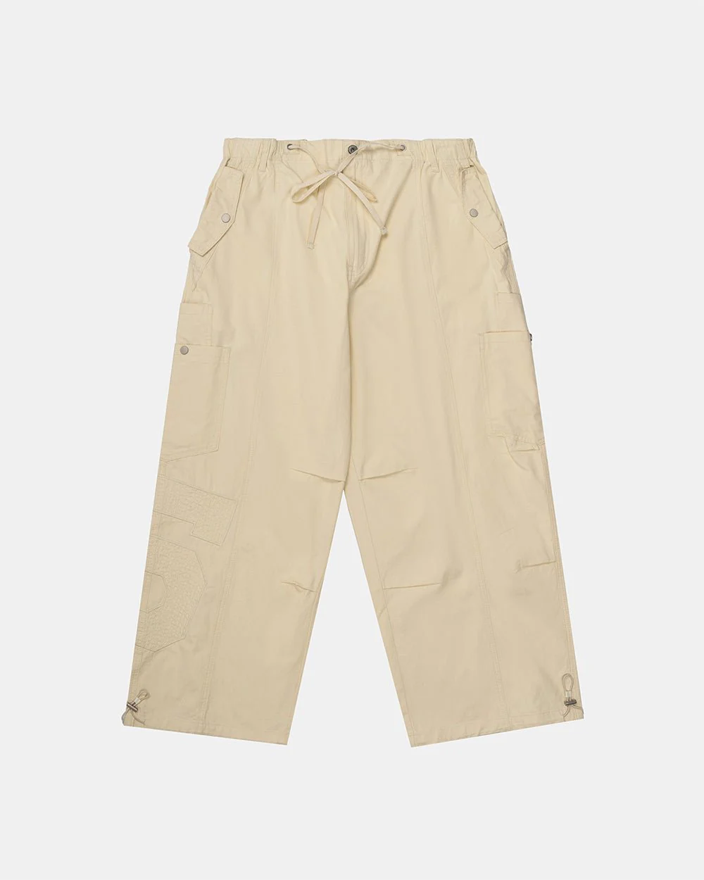 SOLID CARGO PANTS WHITE - Image 2