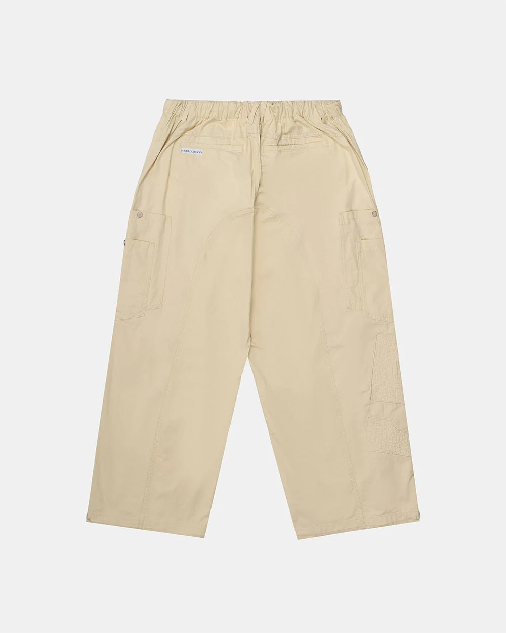 SOLID CARGO PANTS WHITE - Image 4
