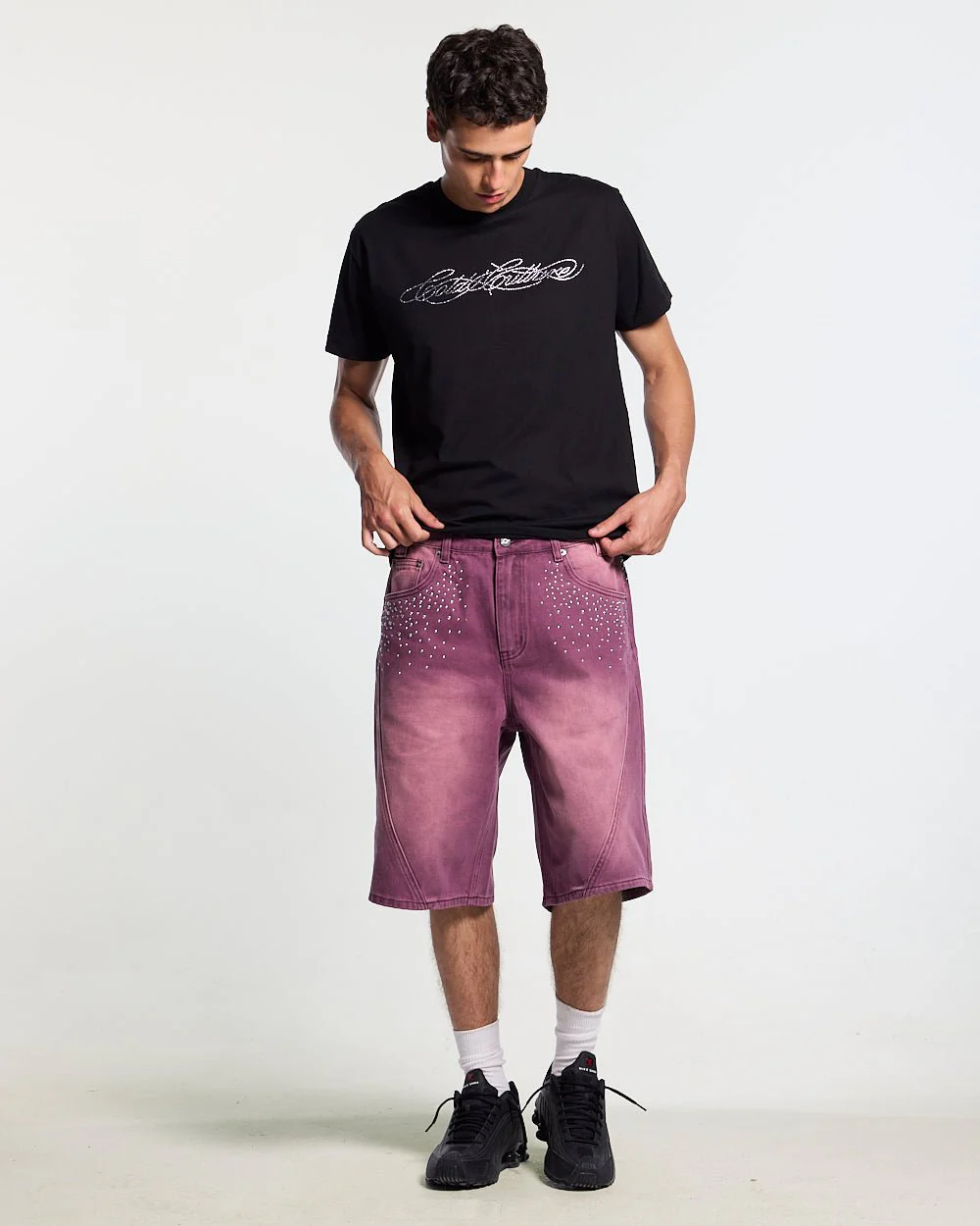 SPARK SHORTS BURGUNDY - Image 6