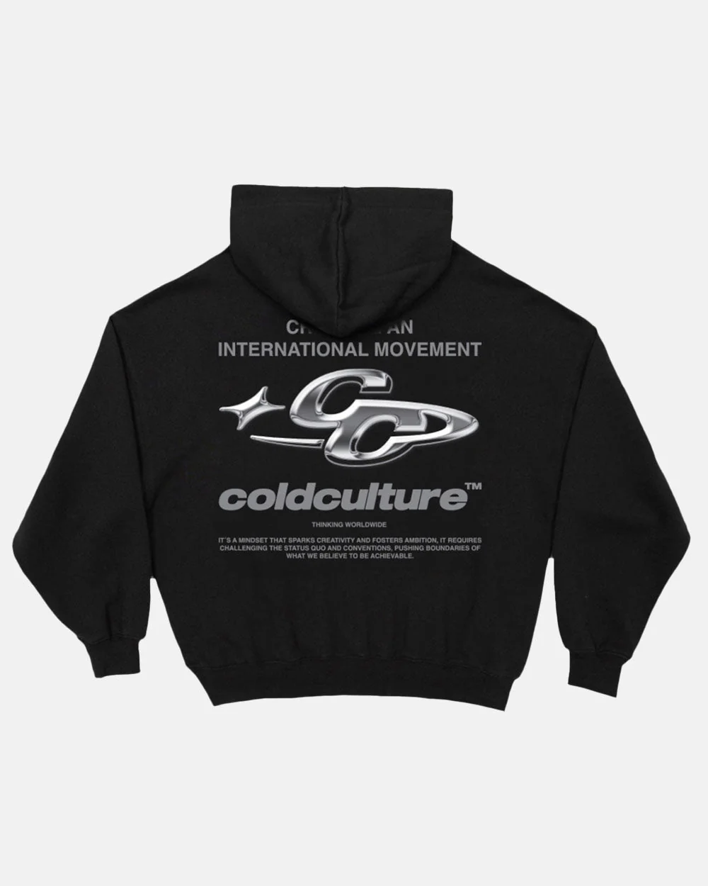 SPARKLY HOODIE BLACK
