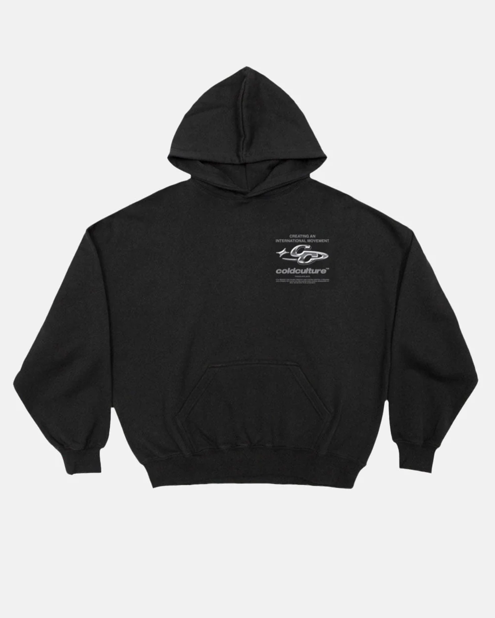 SPARKLY HOODIE BLACK - Image 3