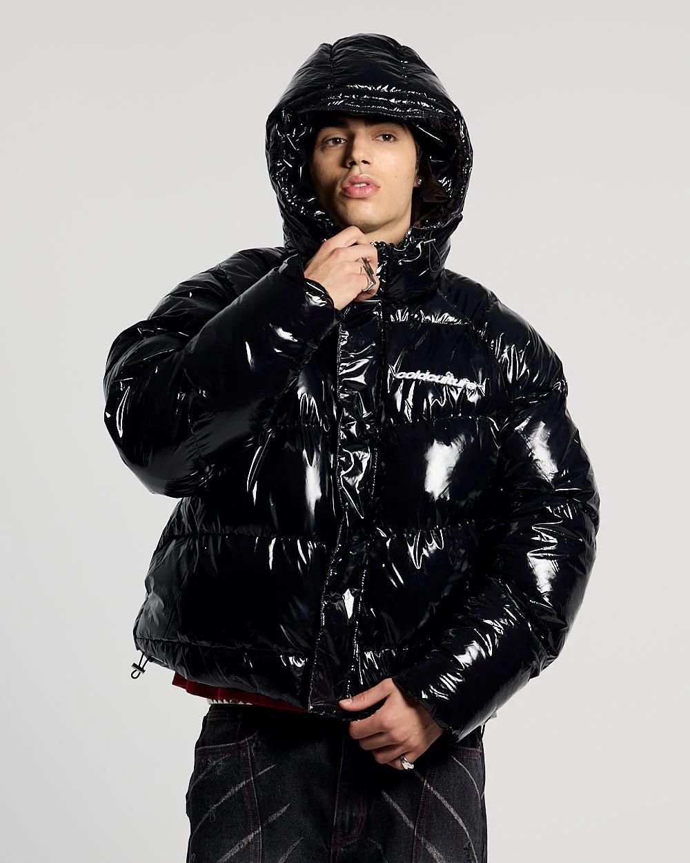 SPIRAL PUFFER GLOSSY BLACK - Image 3