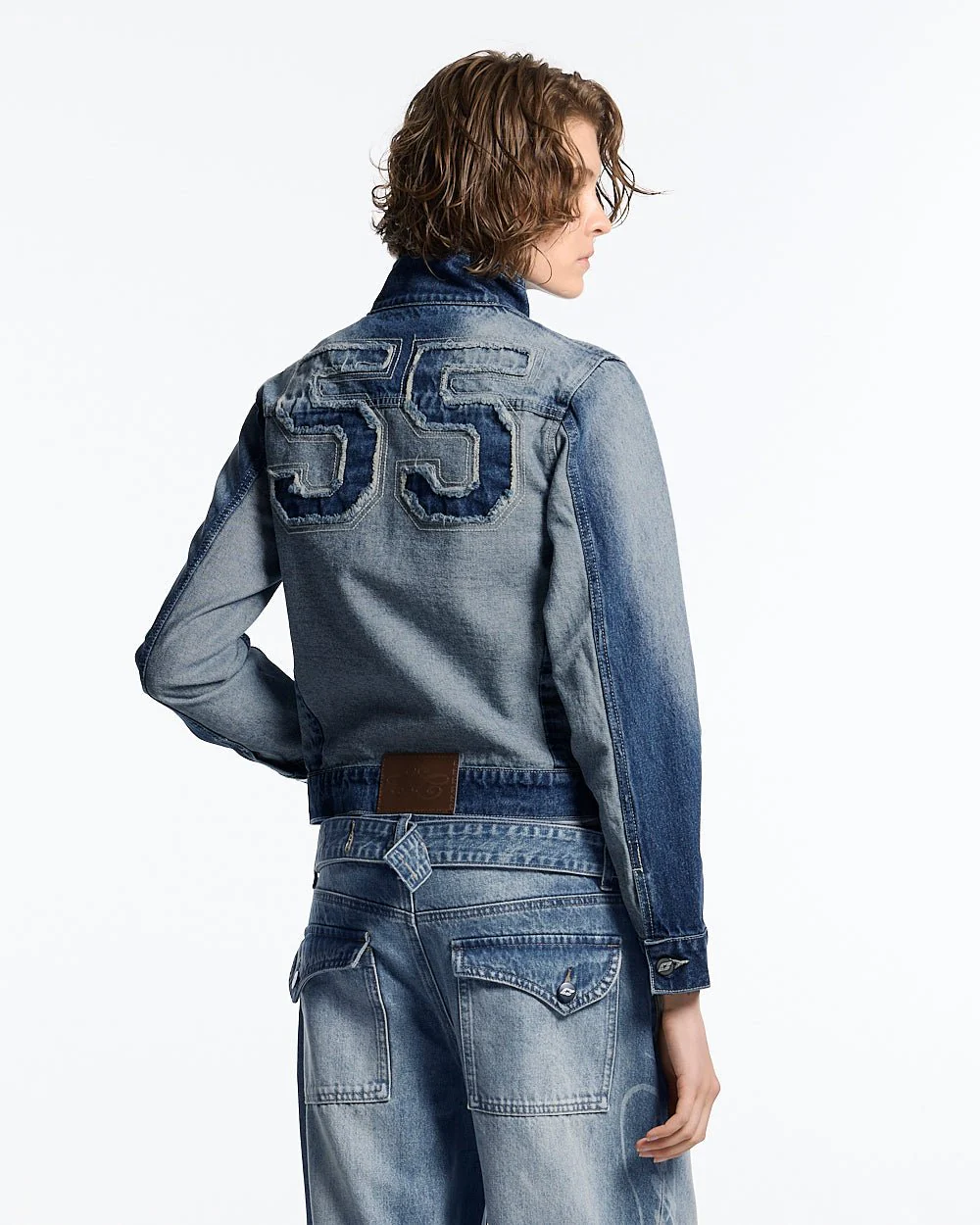 SPLIT ZIP JACKET BLUE