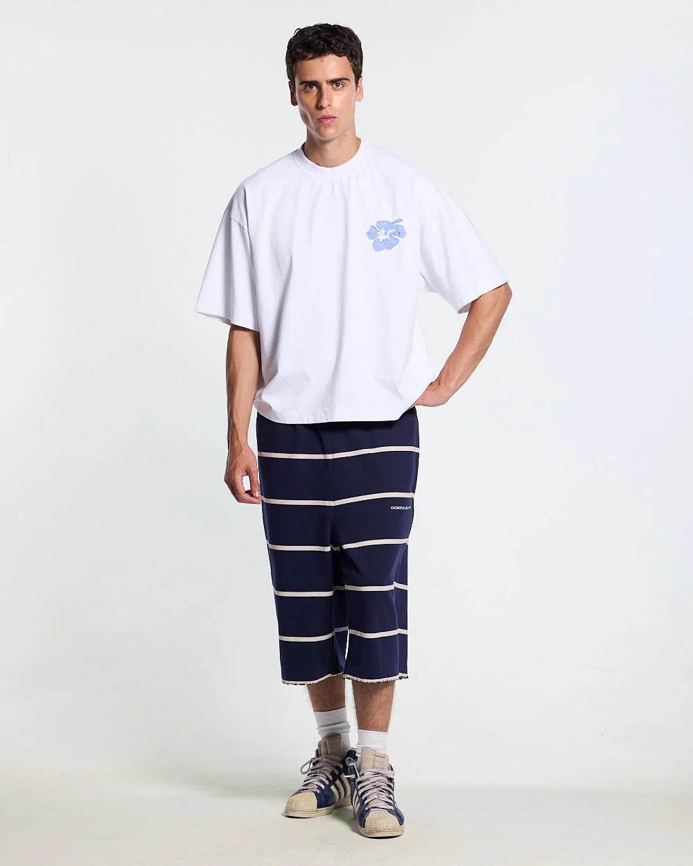 STALLION SHORT SWEATPANTS NAVY - Image 5