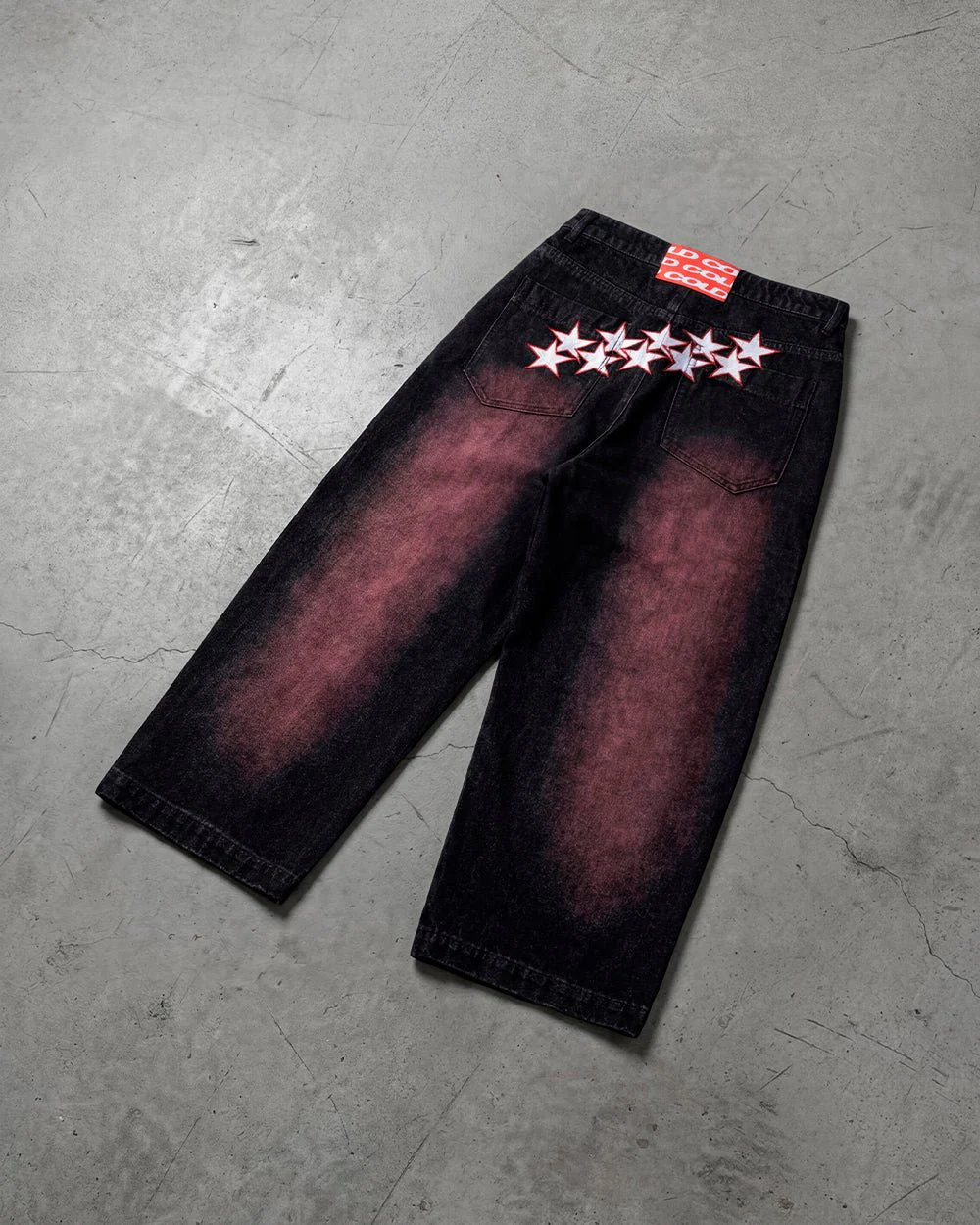STARS V2 PANTS BURGUNDY - Image 13