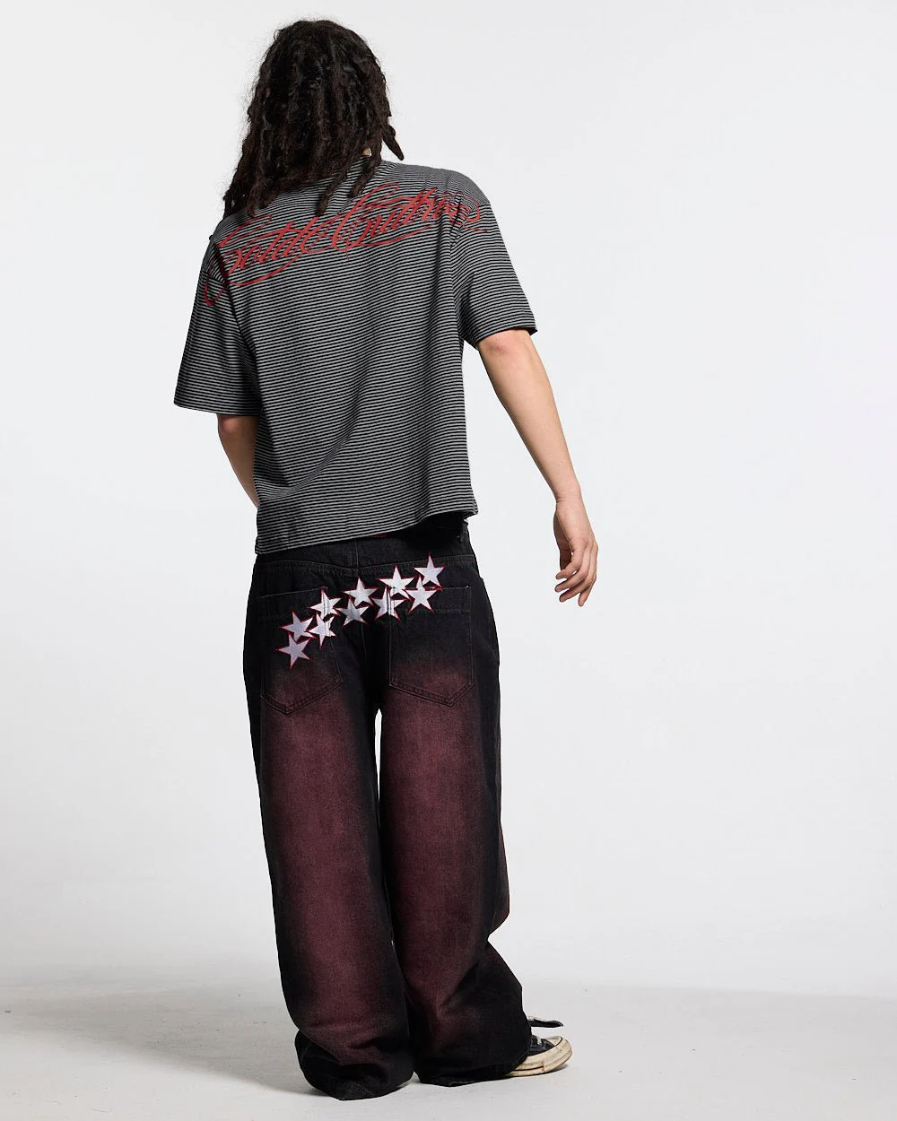 STARS V2 PANTS BURGUNDY - Image 5