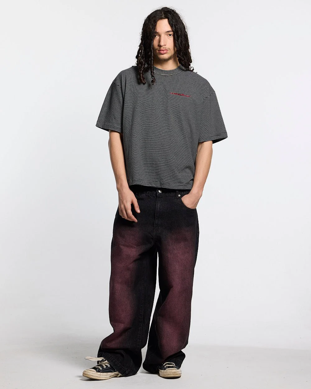 STARS V2 PANTS BURGUNDY - Image 7
