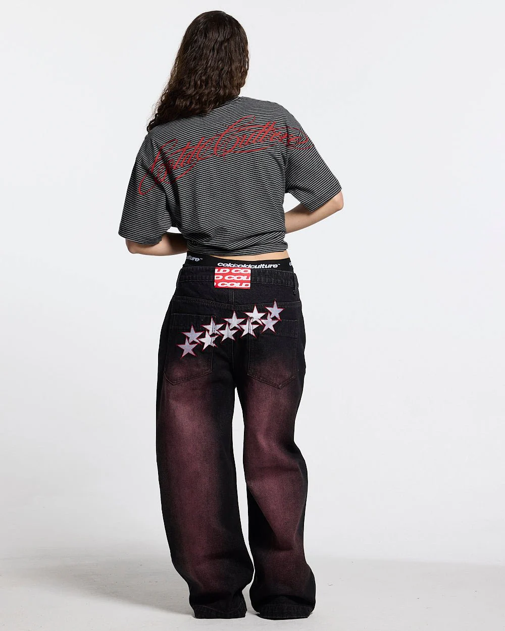 STARS V2 PANTS BURGUNDY - Image 9