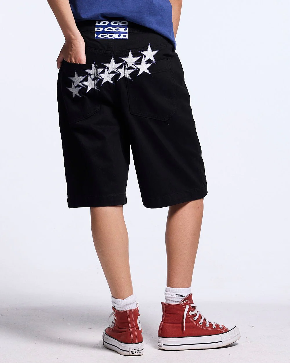 STARS V2 SHORTS BLACK - Image 7