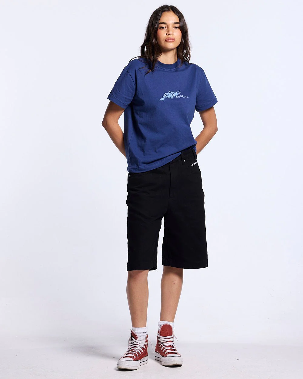 STARS V2 SHORTS BLACK - Image 8