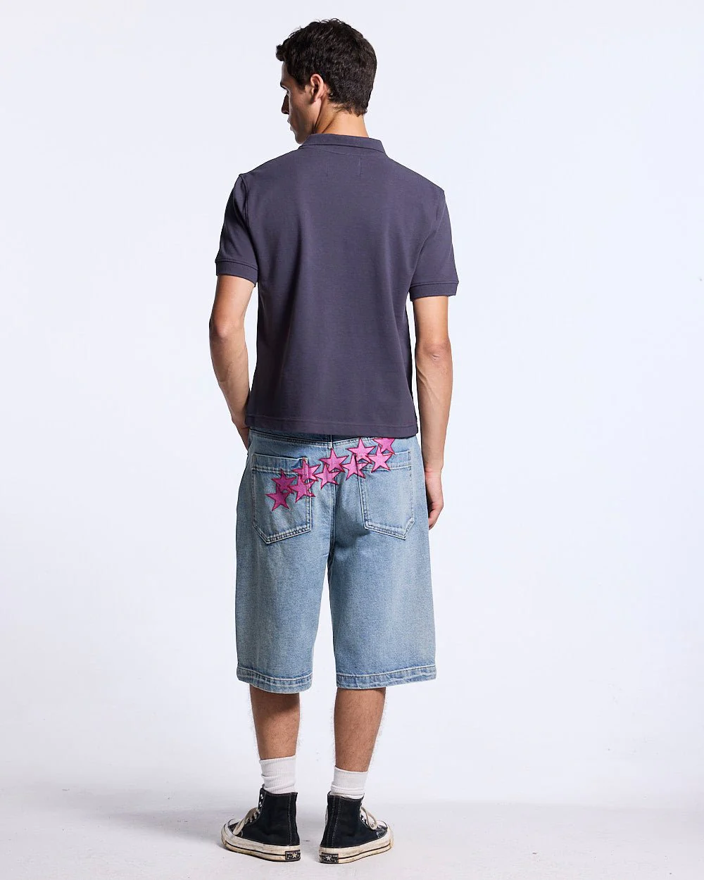 STARS V2 SHORTS LIGHT DENIM - Image 6