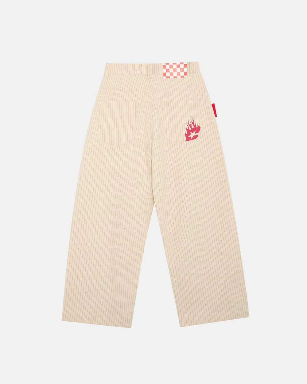 STRIPE FADE PANTS WHITE