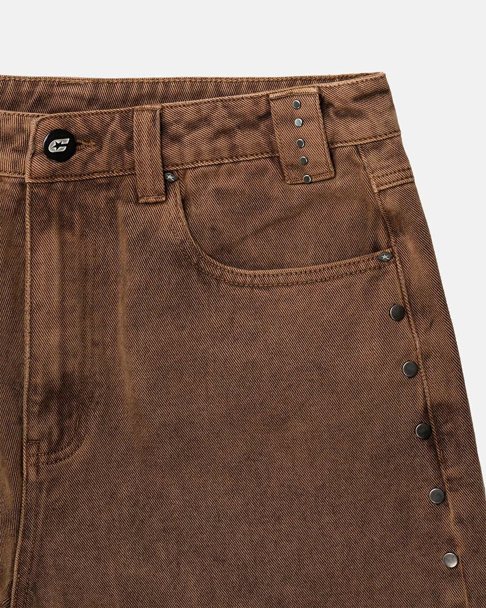 STUDS SHORT BROWN - Image 7
