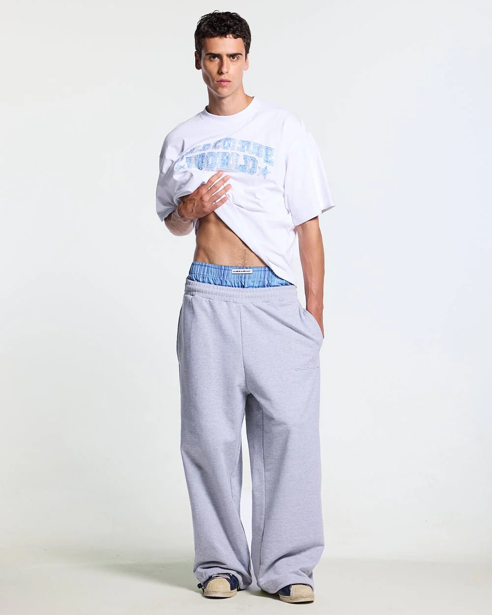 TAKE A PEAK SWEATPANTS HEATHER GREY - Image 5