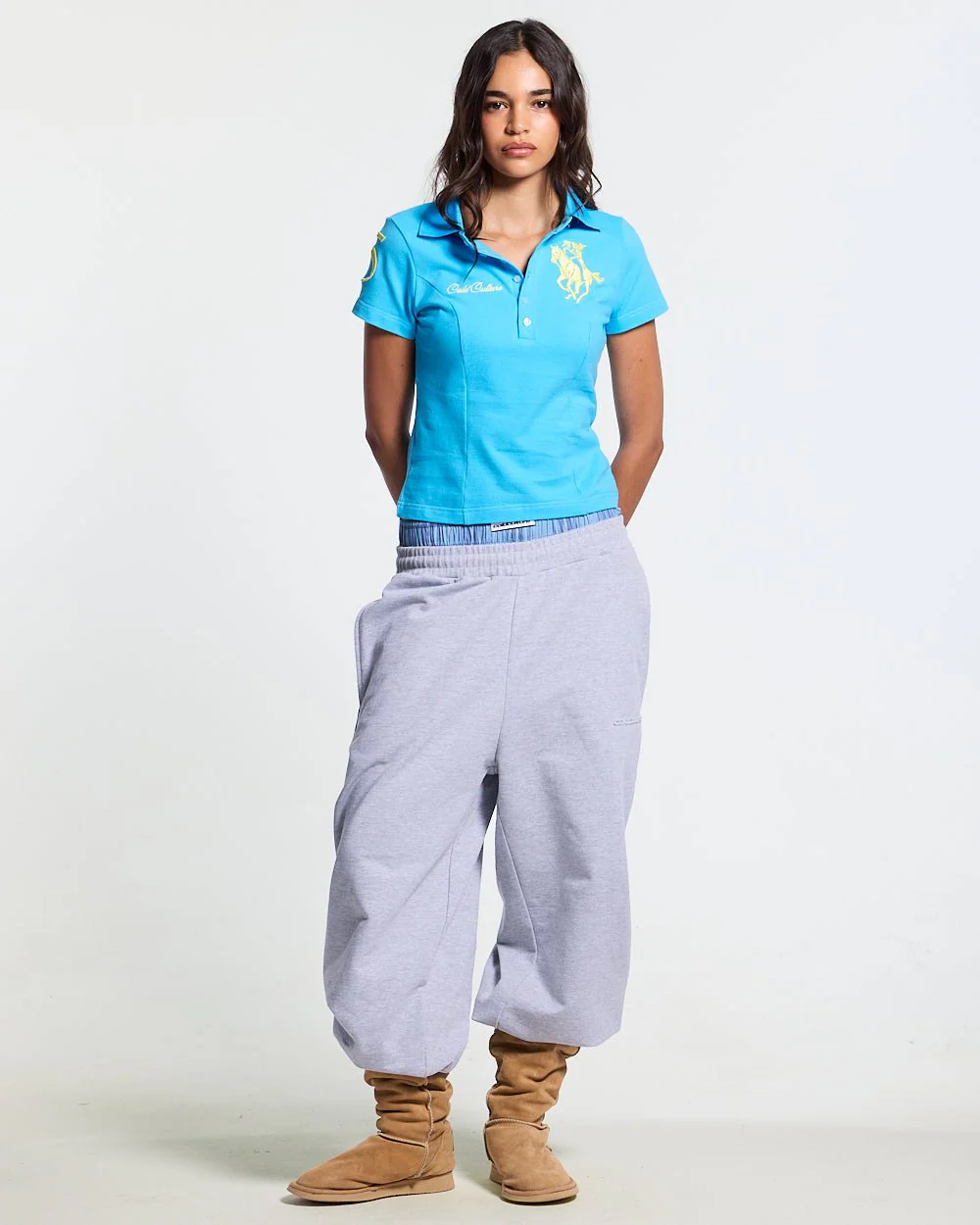 TAKE A PEAK SWEATPANTS HEATHER GREY - Image 8