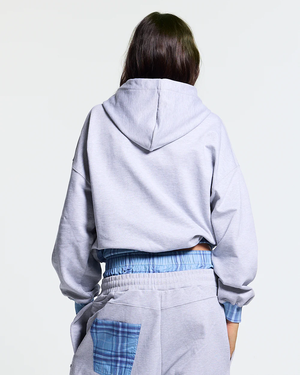 TAKE A PEAK ZIP HOODIE HEATHER GREY - Image 10