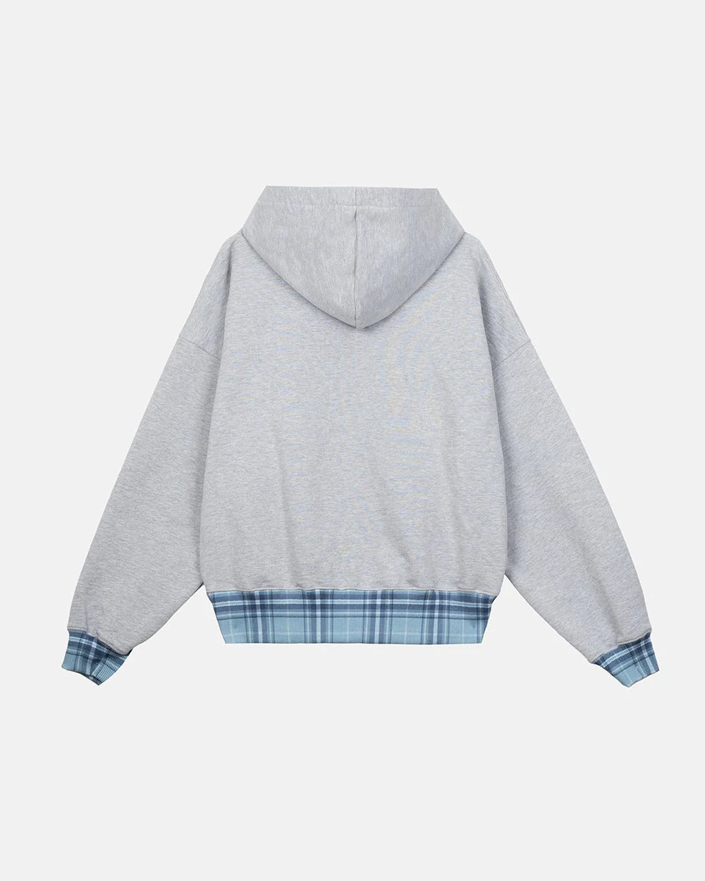 TAKE A PEAK ZIP HOODIE HEATHER GREY - Image 3