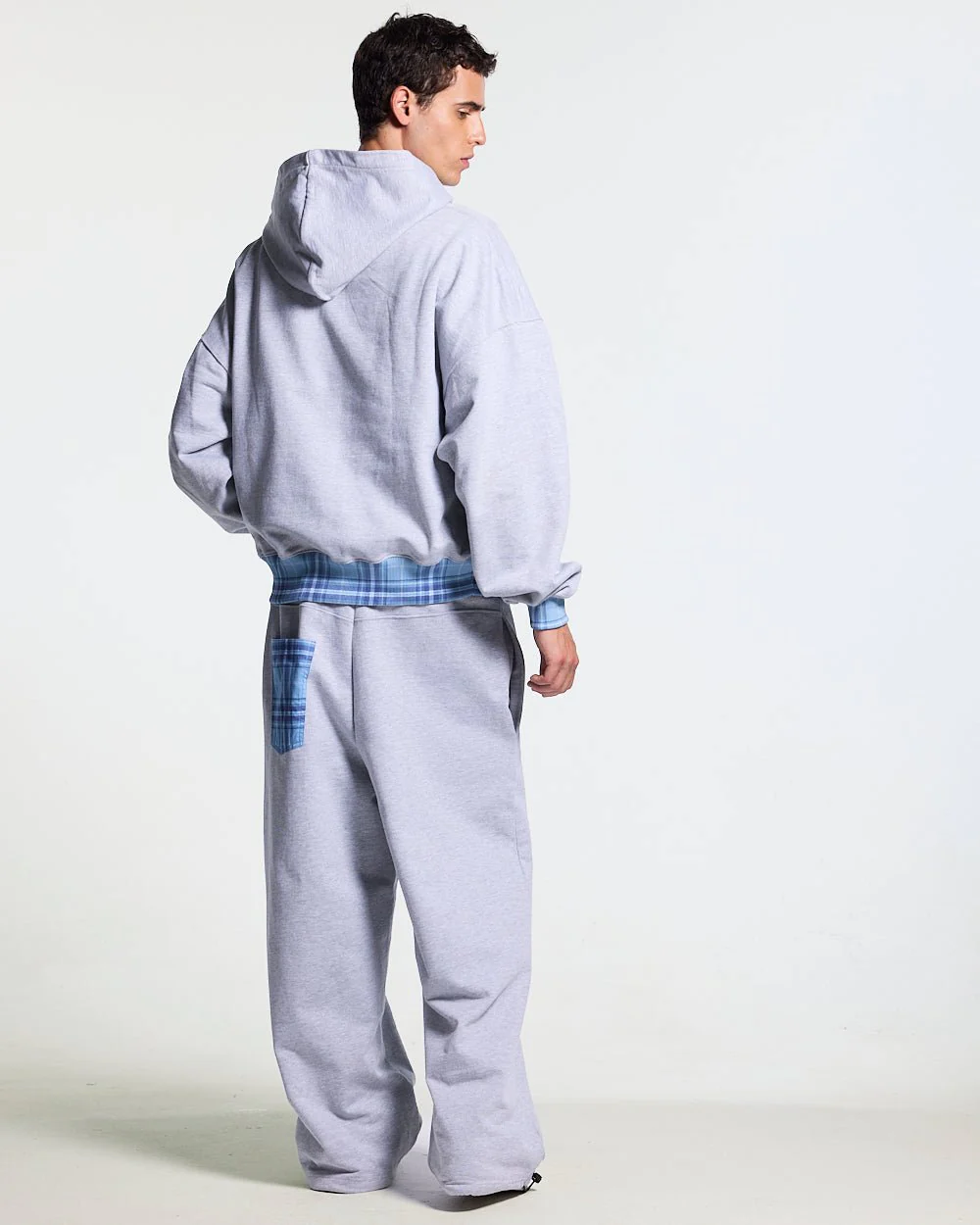 TAKE A PEAK ZIP HOODIE HEATHER GREY - Image 8