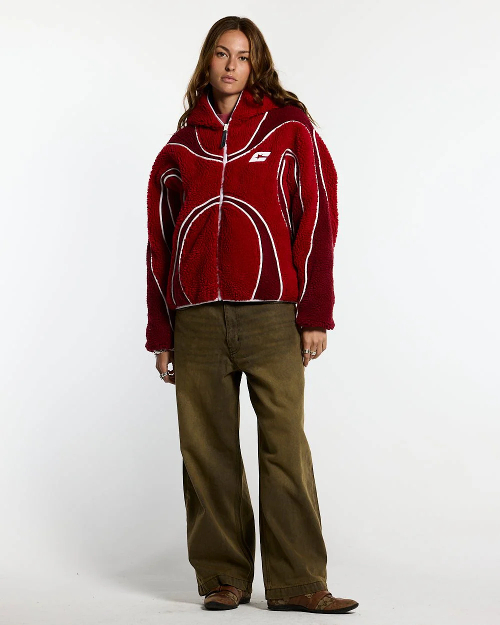 TAKE OFF FLEECE RED - Image 5