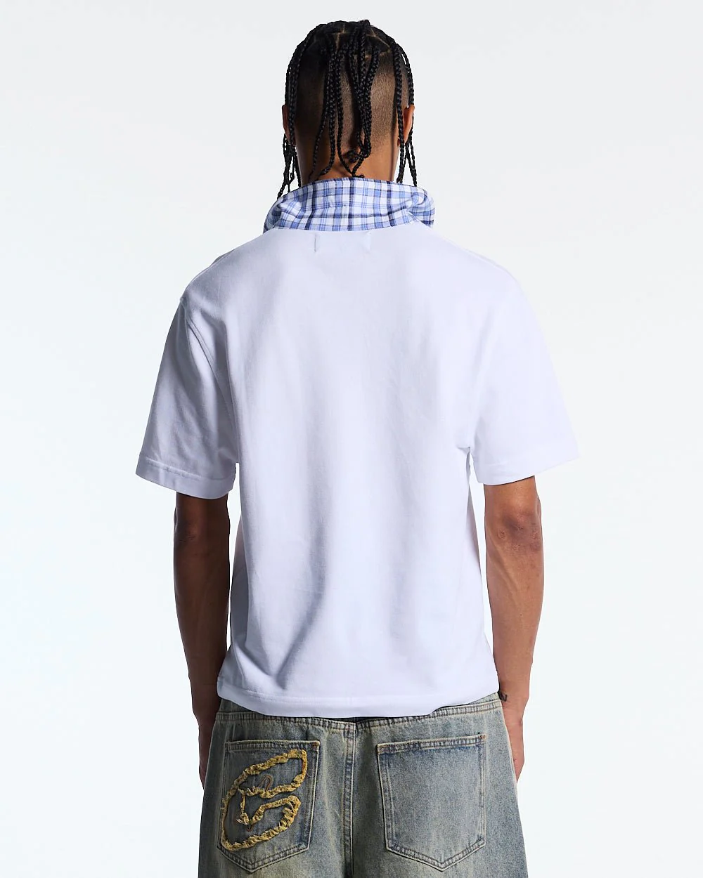 TARTAN SCRIPT POLO WHITE - Image 6