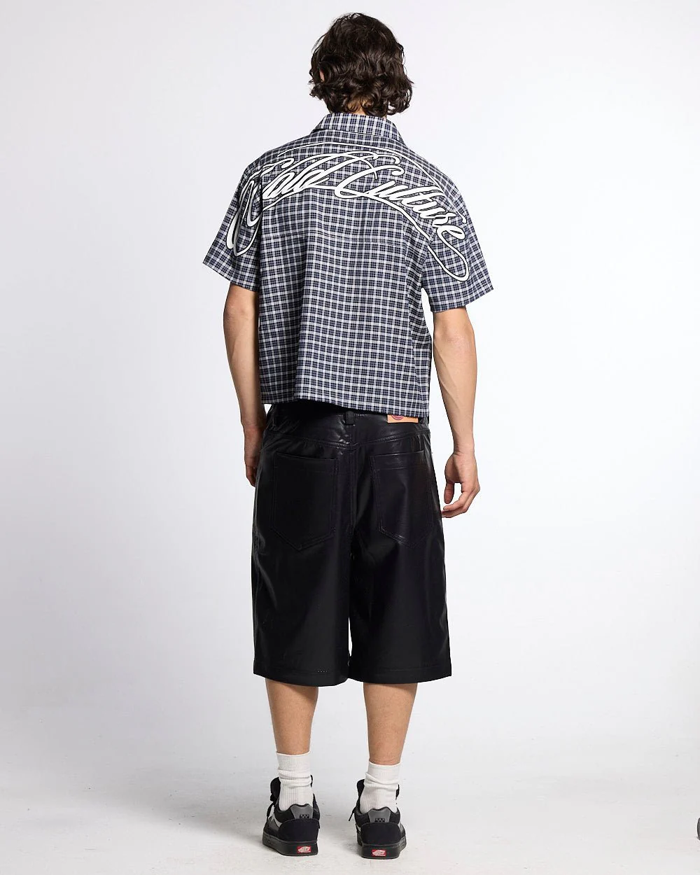 TARTAN SCRIPT SHIRT BLACK - Image 8