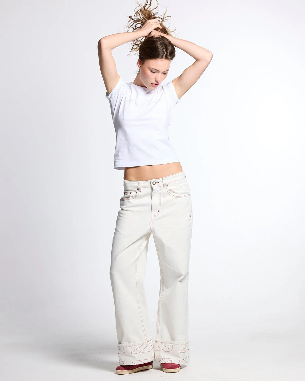 TOP BOY PANTS WHITE - Image 11
