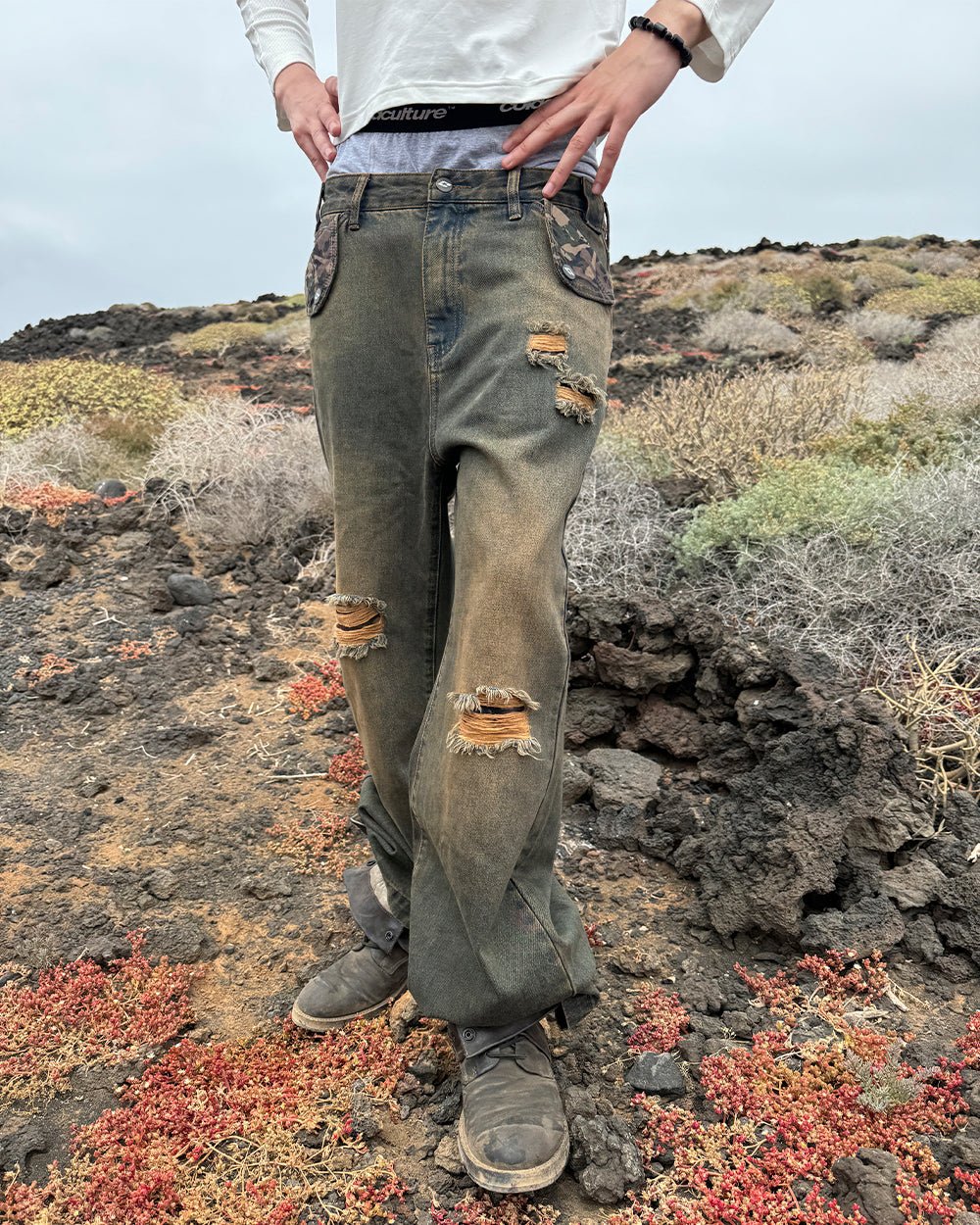 TORN V3 PANTS BLACK - Image 12