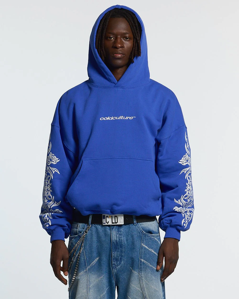 TRIBAL HOODIE BLUE - Image 2