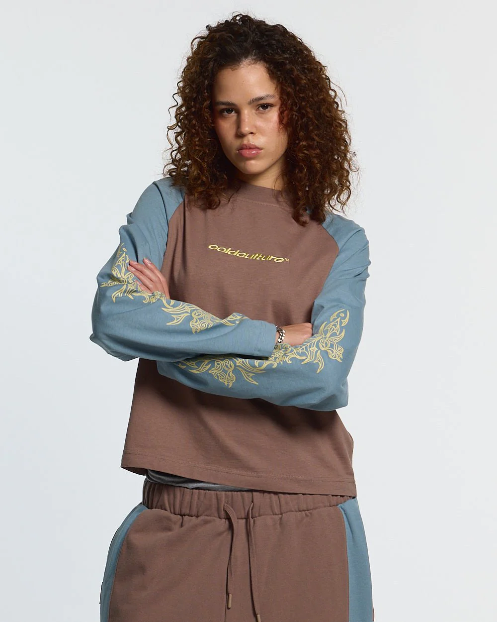TRIBAL LONGSLEEVE BROWN & BLUE - Image 5