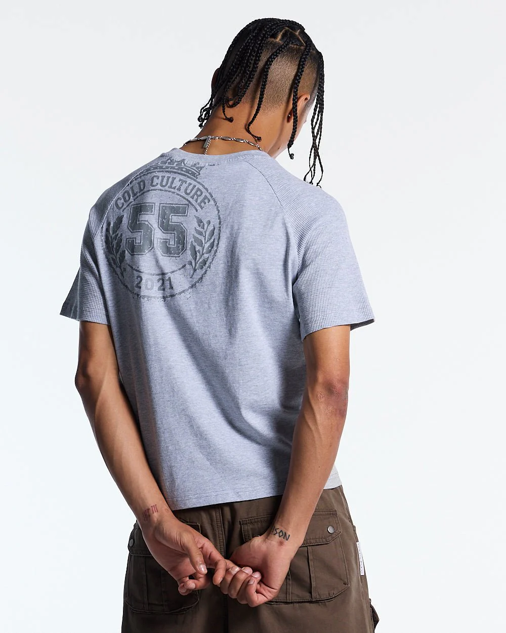 TROPHY TEE HEATHER GREY - Image 4