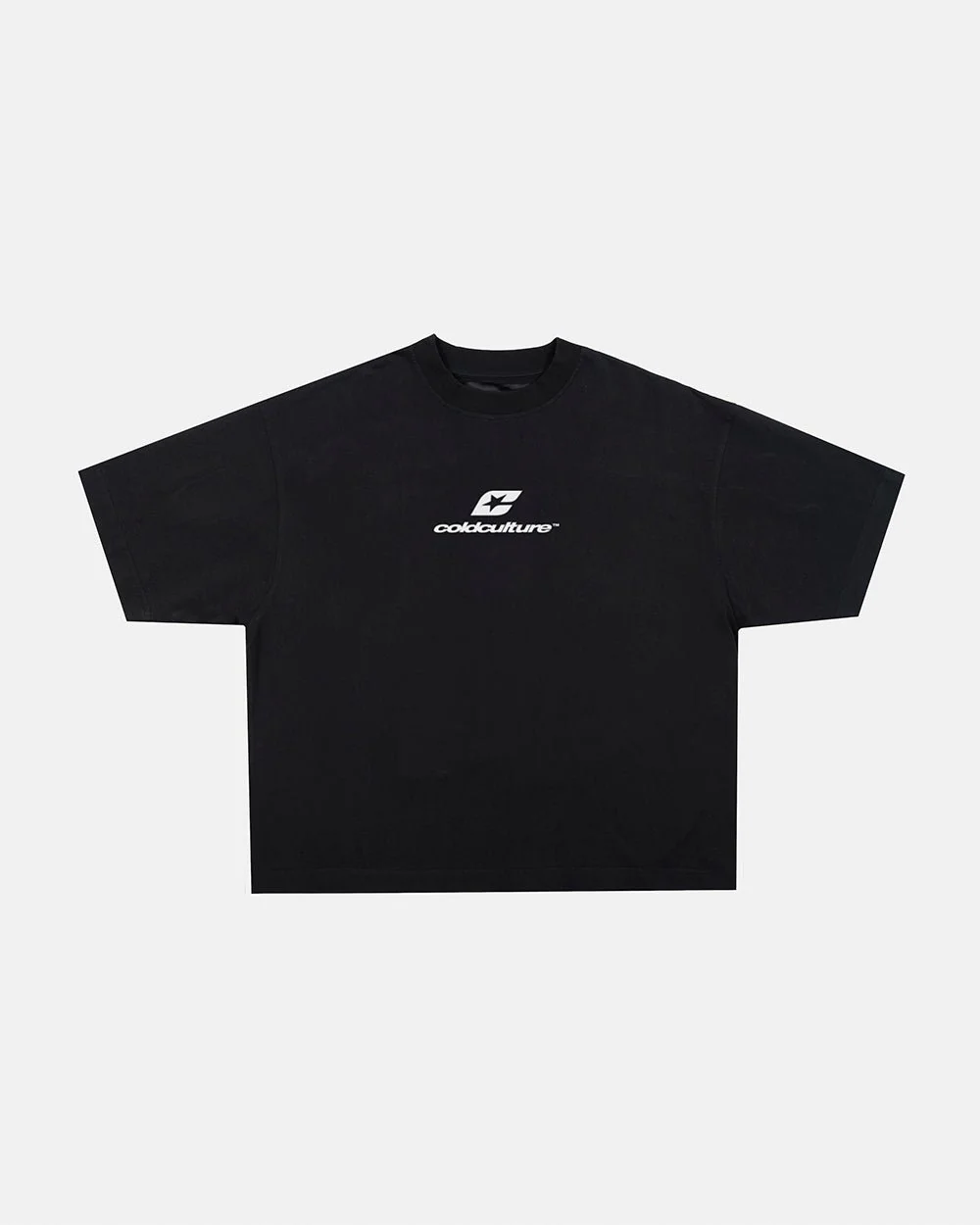 TARTAN DISTRESS CURVED TEE BLACK - Image 3