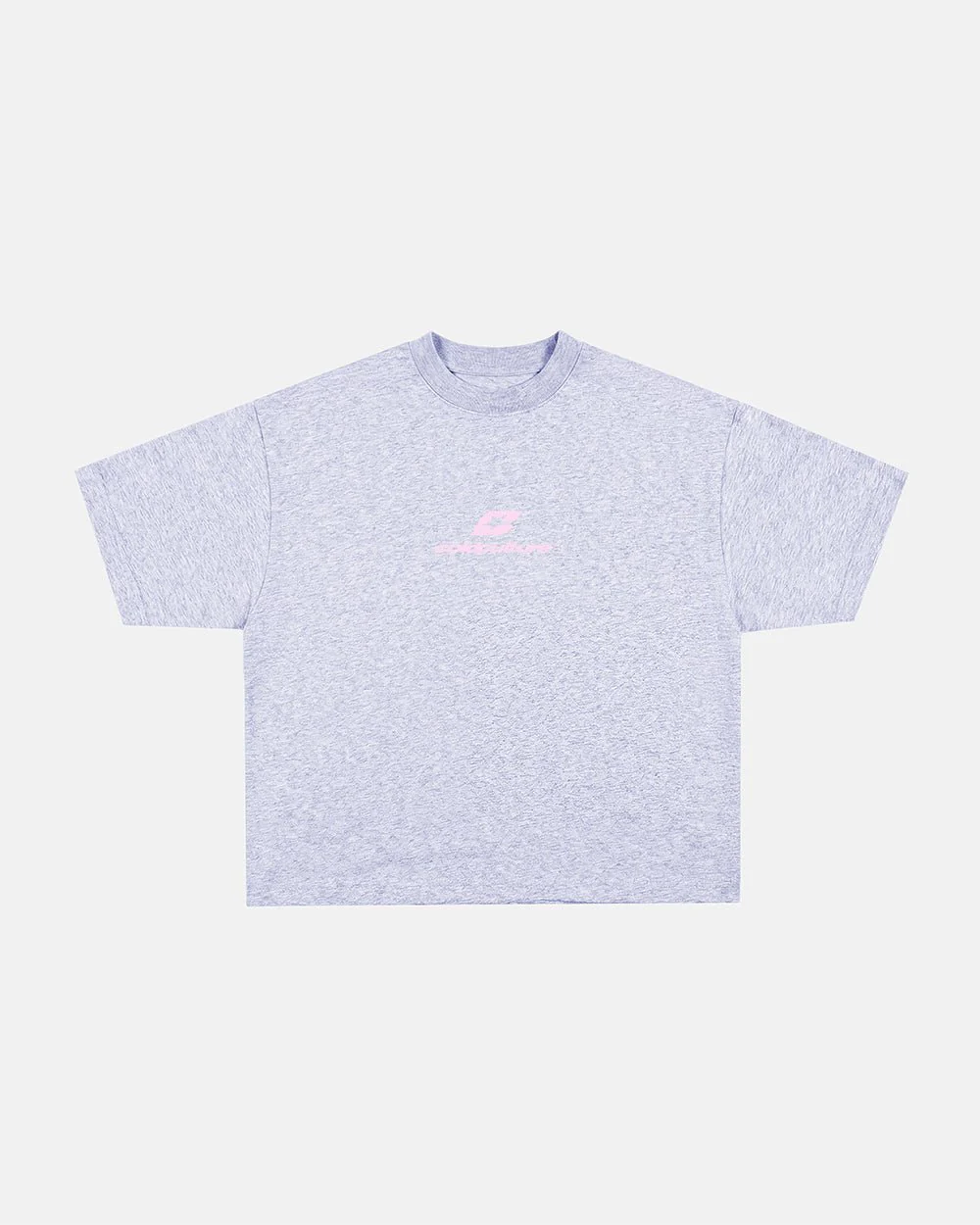 TARTAN DISTRESS CURVED TEE GREY - Image 3