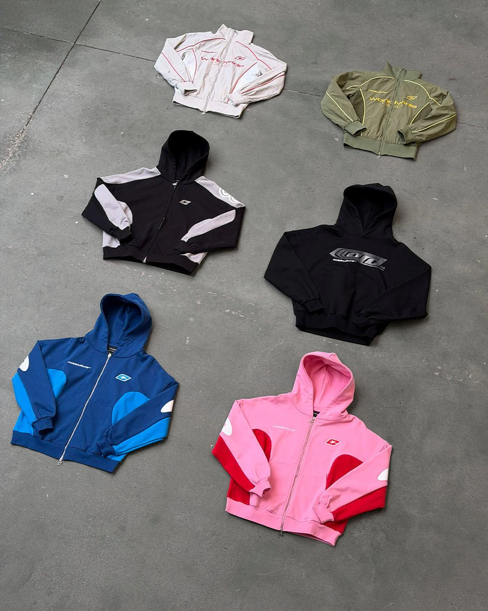 TWISTTER ZIP HOODIE BLUE - Image 9