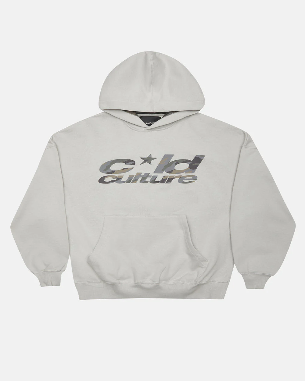 WILD CAMO HOODIE LIGHT GREY