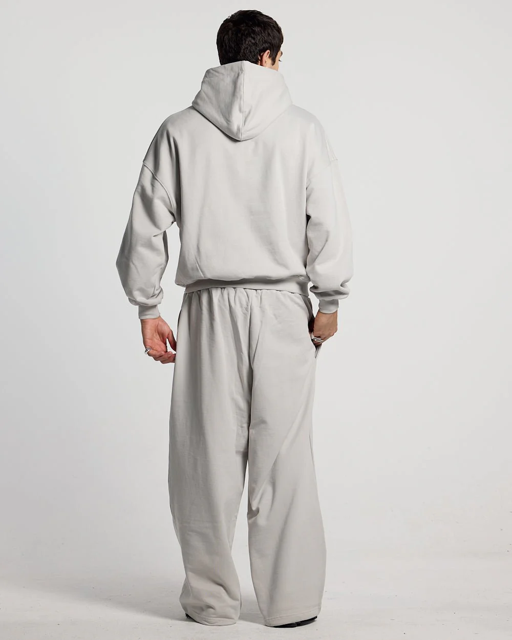 WILD CAMO HOODIE LIGHT GREY - Image 4