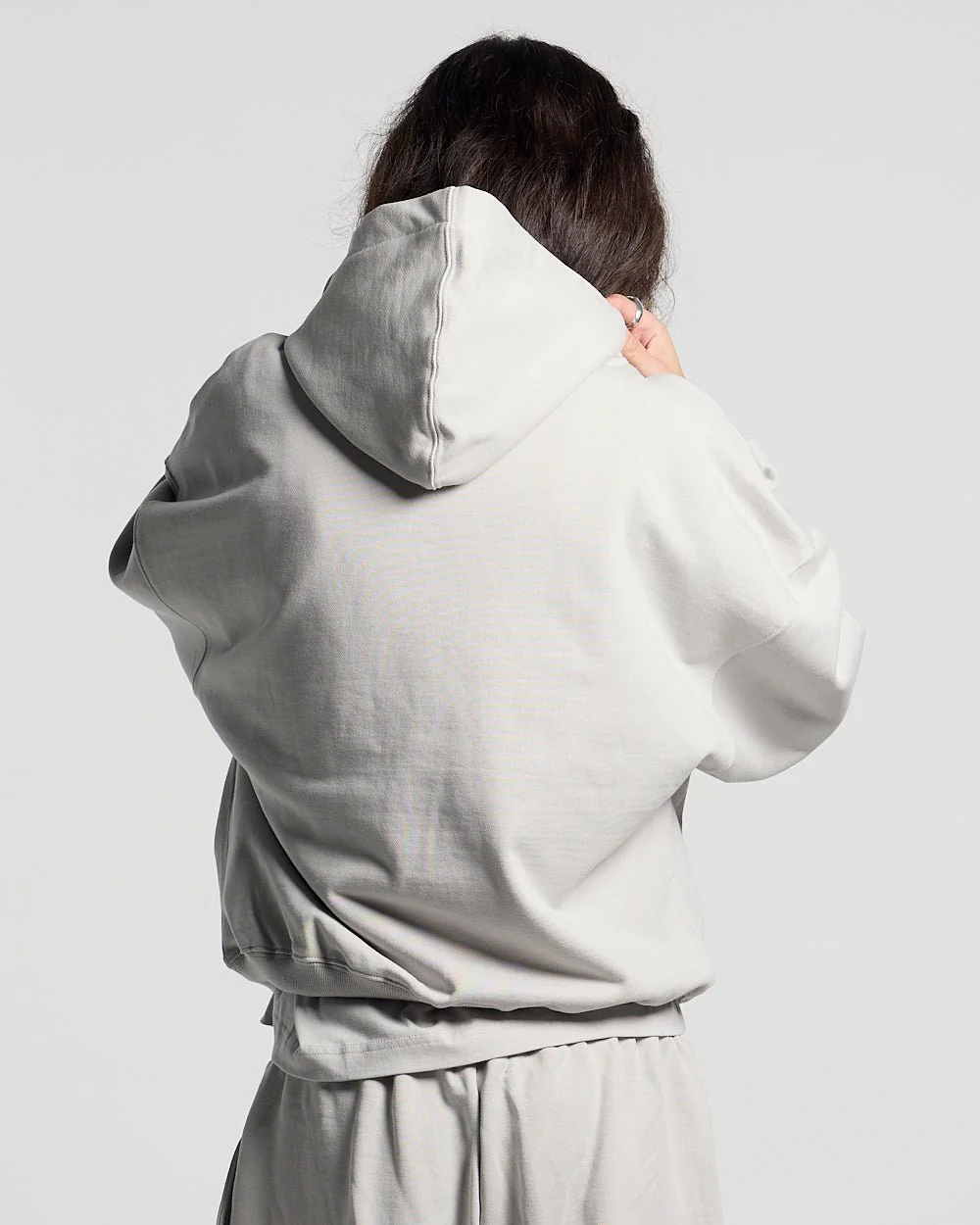 WILD CAMO HOODIE LIGHT GREY - Image 6