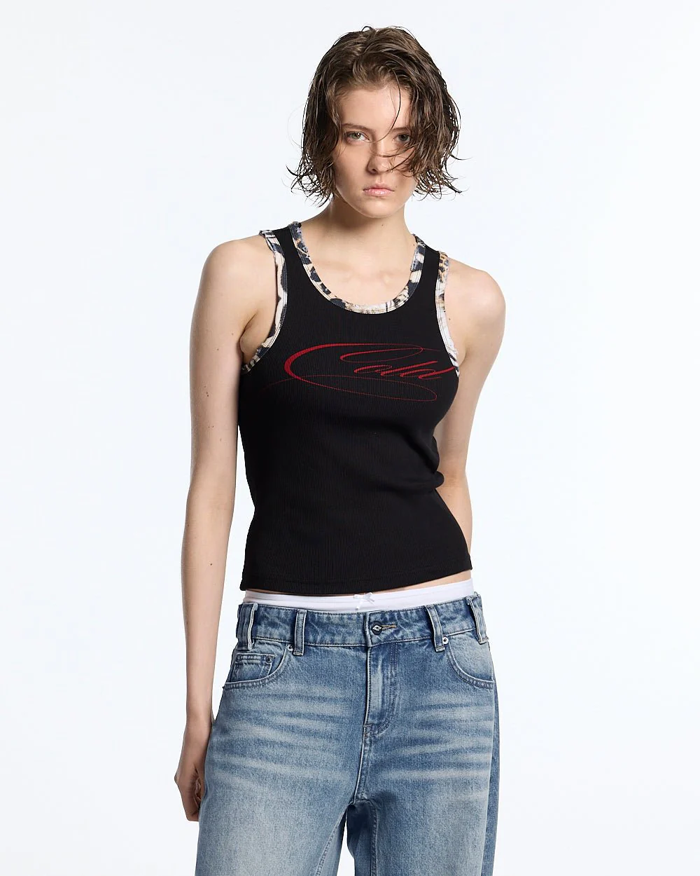 WILD TANK TOP BLACK