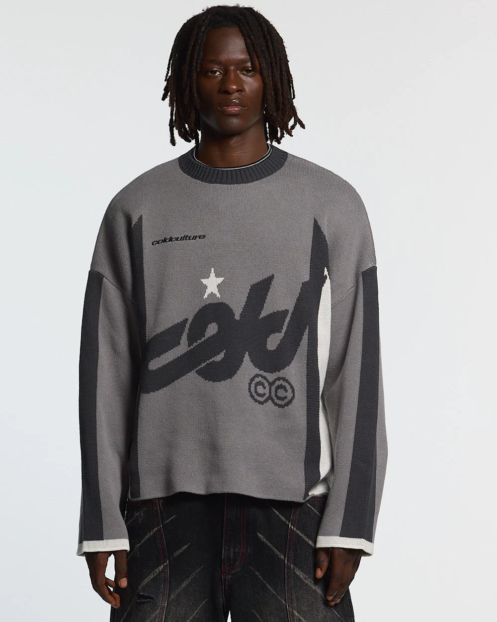 WINNER KNIT GREY, BLACK AND WHITE - Image 3