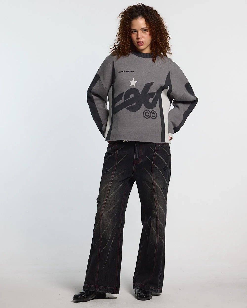 WINNER KNIT GREY, BLACK AND WHITE - Image 5